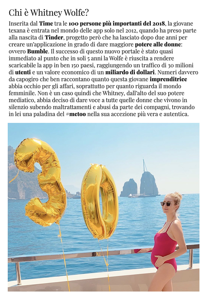 Whitney Wolfe Festeggia I 30 Anni a Capri — Tabloit, Sugokuii Events